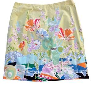 Talbots Floral A-Line Skirt - Multicolor